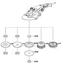 Page B Diagram and Parts List for BL-233  MK Diamond Angle Grinder